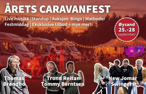 Caravanfest på Øysand 25.-28. september!